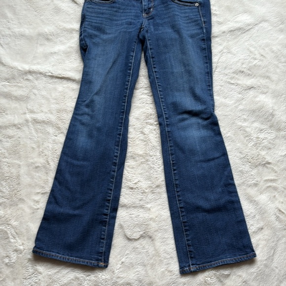 American Eagle Slim Bootcut Jeans Women’s Size 4 Medium Wash Denim - Picture 3 of 10